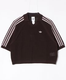 adidas Originals（アディダスオリジナルス）の「adidas W KNITTED CROCHET POLO CX746（ポロシャツ）」