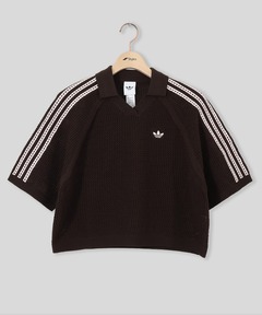 adidas KNITTED CROCHET POLO / アディダス ニット クロッシュ ポロ