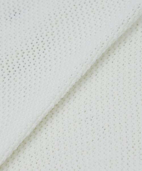 adidas Originals(アディダスオリジナルス)の「adidas W KNITTED CROCHET POLO CX746(ポロシャツ・レディース・ホワイト/ブラウン・S/M)」の8枚目の写真