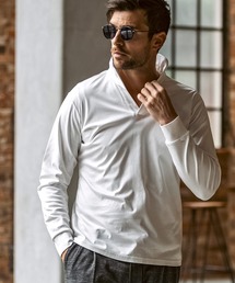 1PIU1UGUALE3  RELAX （ウノピゥウノウグァーレトレ リラックス）の「長袖ポロシャツ（ポロシャツ）」