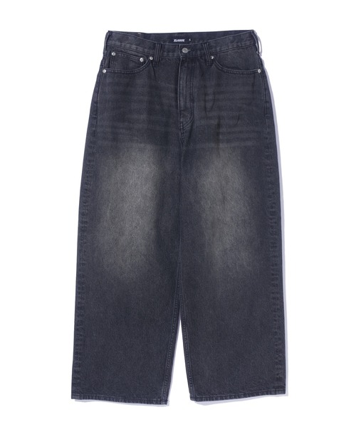 XLARGE（エクストララージ）の「OLD ENGLISH BAGGY DENIM PANTS（デニムパンツ・メンズ・ブラック/インディゴブルー・30inch/32inch/34inch/36inch）」の9枚目の写真