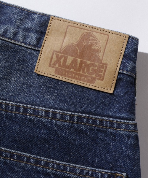 XLARGE（エクストララージ）の「OLD ENGLISH BAGGY DENIM PANTS（デニムパンツ・メンズ・ブラック/インディゴブルー・30inch/32inch/34inch/36inch）」の12枚目の写真