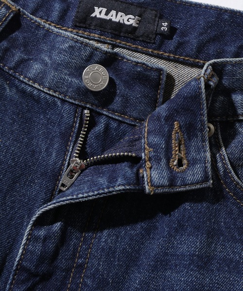 XLARGE（エクストララージ）の「OLD ENGLISH BAGGY DENIM PANTS（デニムパンツ・メンズ・ブラック/インディゴブルー・30inch/32inch/34inch/36inch）」の14枚目の写真