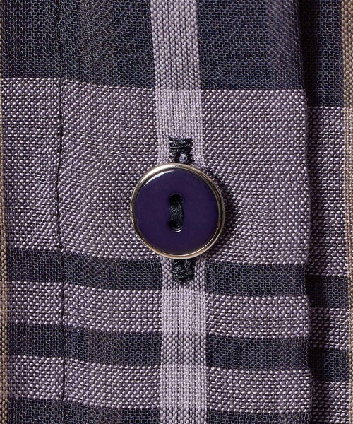 allureville(アルアバイル)の「シアーチェックボウブラウス(シャツ/ブラウス・レディース・ライトパープル/ライトベージュ・2)」の13枚目の写真