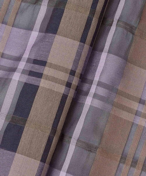 allureville(アルアバイル)の「シアーチェックボウブラウス(シャツ/ブラウス・レディース・ライトパープル/ライトベージュ・2)」の14枚目の写真