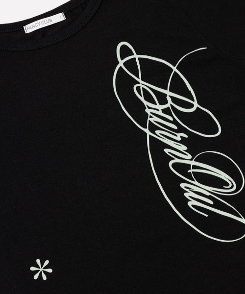 FANCY CLUB(ファンシークラブ)の「A'GEM/9 × .kom 『FANCY CLUB/ファンシークラブ』 BURNING LEAF TEE/バーニングリーフTシャツ(Tシャツ/カットソー・レディース・ホワイト/ブラック・FREE)」の22枚目の写真
