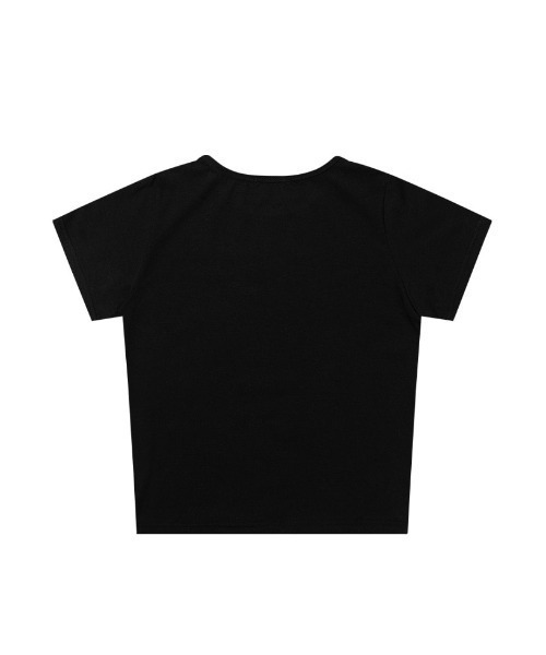 FANCY CLUB(ファンシークラブ)の「A'GEM/9 × .kom 『FANCY CLUB/ファンシークラブ』 BURNING LEAF TEE/バーニングリーフTシャツ(Tシャツ/カットソー・レディース・ホワイト/ブラック・FREE)」の3枚目の写真