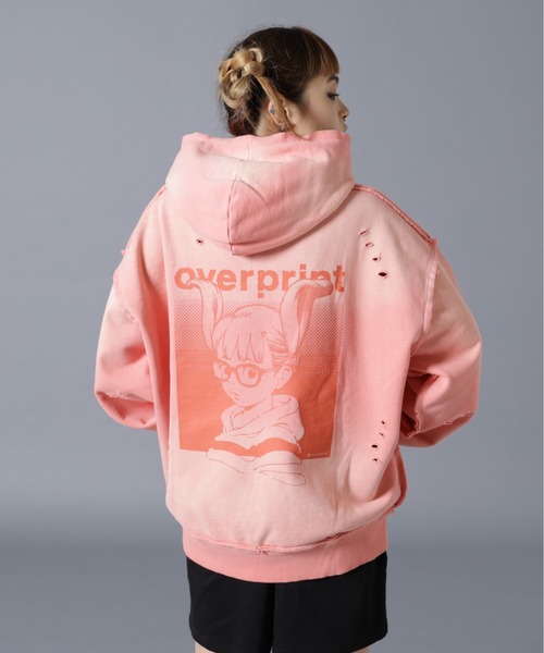 over print(オーバープリント)の「overprint/オーバープリント/SHADOW Hoodie C(パーカー・レディース・ピンク/ブラック・S/L/M)」の22枚目の写真