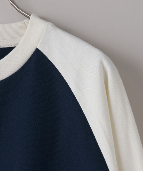 LOWRYS FARM（ローリーズファーム）の「【LFM(U)】SNOOPYラグランＴロングスリーブ　 656663（Tシャツ/カットソー・メンズ・ネイビー/ホワイト/ブラウン・MEDIUM/LARGE）」の5枚目の写真