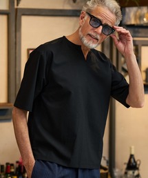 Maison code 13（メゾンコードサーティーン）の「mhs2583-stretch oxford pullover shirts プルオーバーシャツ(M26S-03)（Tシャツ/カットソー）」