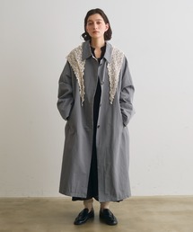 Crisp（クリスプ）の「ステンカラーロングコート（ステンカラーコート）」