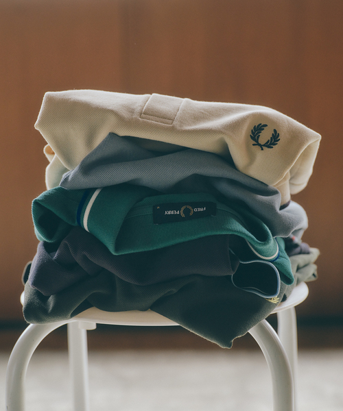 FRED PERRY(フレッドペリー)の「FRED PERRY / フレッドペリー The Fred Perry Shirt - M3600(ポロシャツ・メンズ・チャコールグレー/ベージュ系その他/グリーン/サックスブルー/カーキ・MEDIUM/LARGE)」の21枚目の写真