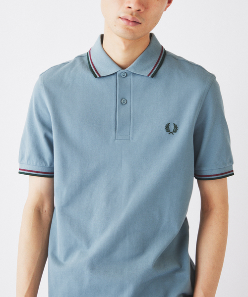 FRED PERRY(フレッドペリー)の「FRED PERRY / フレッドペリー The Fred Perry Shirt - M3600(ポロシャツ・メンズ・チャコールグレー/ベージュ系その他/グリーン/サックスブルー/カーキ・MEDIUM/LARGE)」の20枚目の写真