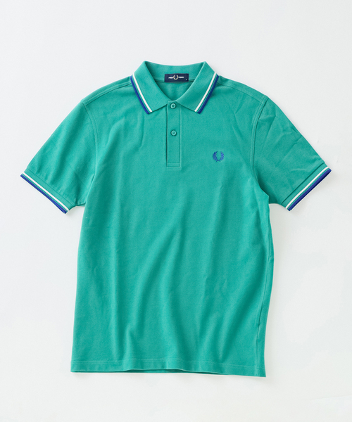 FRED PERRY(フレッドペリー)の「FRED PERRY / フレッドペリー The Fred Perry Shirt - M3600(ポロシャツ・メンズ・チャコールグレー/ベージュ系その他/グリーン/サックスブルー/カーキ・MEDIUM/LARGE)」の11枚目の写真