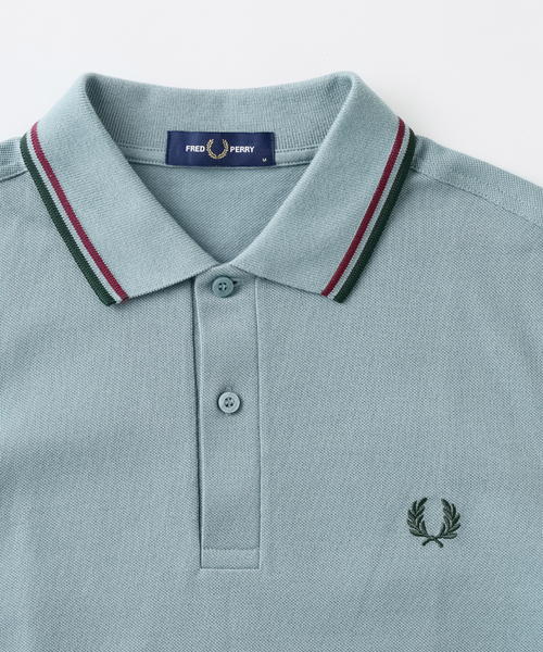 FRED PERRY(フレッドペリー)の「FRED PERRY / フレッドペリー The Fred Perry Shirt - M3600(ポロシャツ・メンズ・チャコールグレー/ベージュ系その他/グリーン/サックスブルー/カーキ・MEDIUM/LARGE)」の18枚目の写真