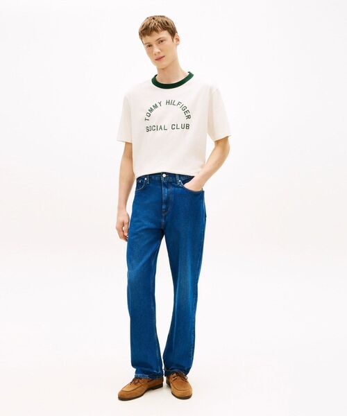 TOMMY HILFIGER(トミーヒルフィガー)の「カントリークラブリンガーTシャツ(Tシャツ/カットソー・メンズ・ブルー/ホワイト・LARGE/MEDIUM/X-LARGE/SMALL)」の4枚目の写真