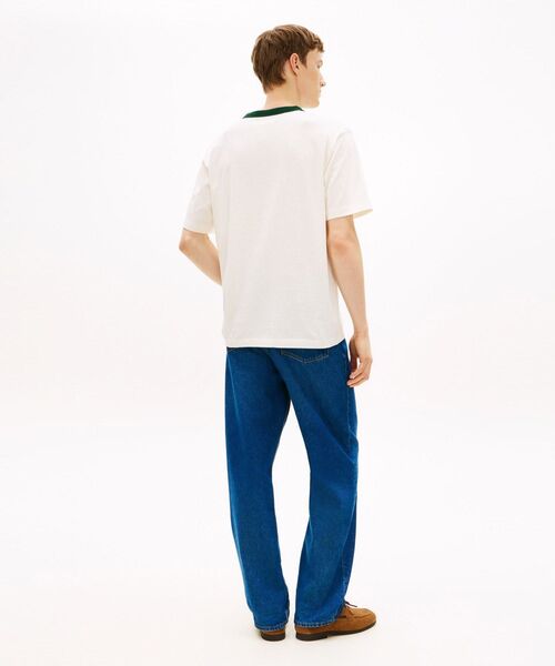 TOMMY HILFIGER(トミーヒルフィガー)の「カントリークラブリンガーTシャツ(Tシャツ/カットソー・メンズ・ブルー/ホワイト・LARGE/MEDIUM/X-LARGE/SMALL)」の5枚目の写真