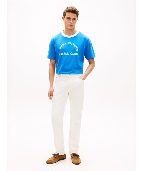 TOMMY HILFIGER(トミーヒルフィガー)の「カントリークラブリンガーTシャツ(Tシャツ/カットソー・メンズ・ブルー/ホワイト・LARGE/MEDIUM/X-LARGE/SMALL)」の9枚目の写真