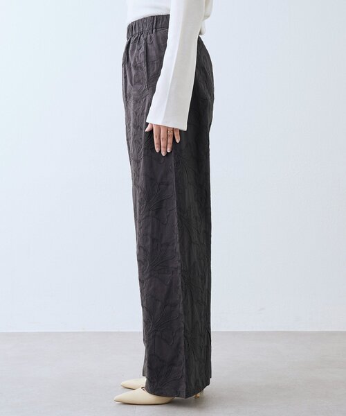 RIVE DROITE（リヴドロワ）の「【トレンド感抜群】シフリ刺繍パンツ（その他パンツ・レディース・オフホワイト/ブラック・38/36）」の16枚目の写真