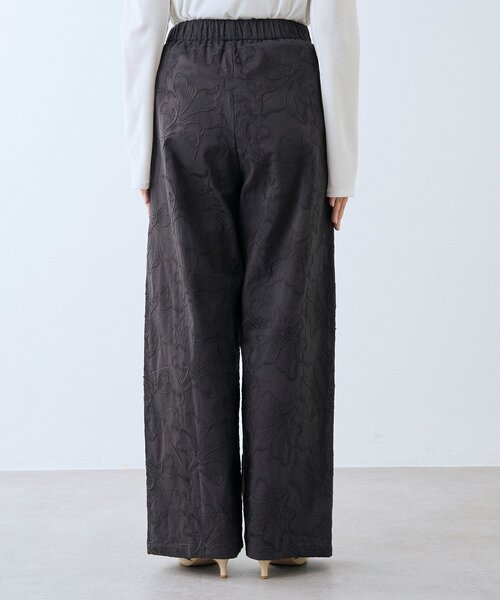 RIVE DROITE（リヴドロワ）の「【トレンド感抜群】シフリ刺繍パンツ（その他パンツ・レディース・オフホワイト/ブラック・38/36）」の15枚目の写真