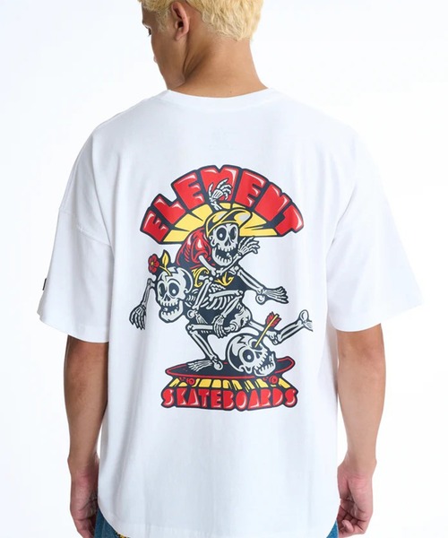 ELEMENT(エレメント)の「ELEMENT/エレメント 半袖 Tシャツ TIMBER 3 2ND SS BG021230(Tシャツ/カットソー・メンズ・ブラック/ホワイト/ライトブルー・XL/L/M)」の8枚目の写真