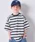 pairmanon（ペアマノン）の「【リンクコーデ】【マルチファンクション】ユニセックス ボーダー半袖Tシャツ（Tシャツ/カットソー・130）」