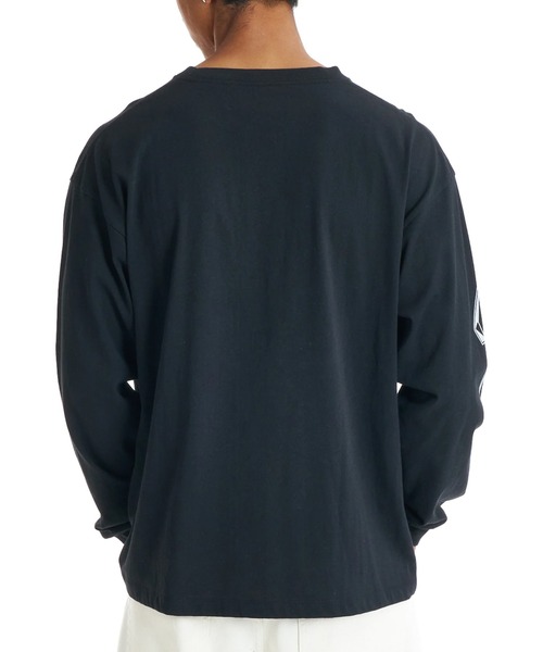 VOLCOM（ボルコム）の「VOLCOM PISTOL STONE LS TEE（Tシャツ/カットソー・メンズ・ライトグレー/ブラック・M/L）」の5枚目の写真