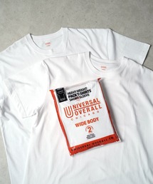 "07"≪UNIVERSAL OVERALL≫パックT 2枚セット 7.5oz ヘビーウェイト 半袖Tシャツ