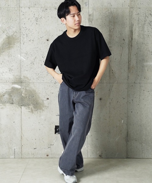 UNIVERSAL OVERALL(ユニバーサルオーバーオール)の「"07"≪UNIVERSAL OVERALL≫パックT 2枚セット 7.5oz ヘビーウェイト 半袖Tシャツ(Tシャツ/カットソー・メンズ・オフホワイト/ブラック・S/M/L/XL)」の15枚目の写真