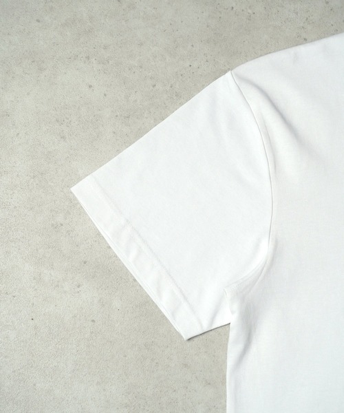 UNIVERSAL OVERALL(ユニバーサルオーバーオール)の「"07"≪UNIVERSAL OVERALL≫パックT 2枚セット 7.5oz ヘビーウェイト 半袖Tシャツ(Tシャツ/カットソー・メンズ・オフホワイト/ブラック・S/M/L/XL)」の8枚目の写真