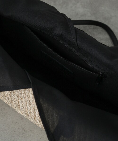 GALLEST（ギャレスト）の「スクエアかごバッグ（ハンドバッグ・レディース・ベージュ/ブラック・00）」の11枚目の写真