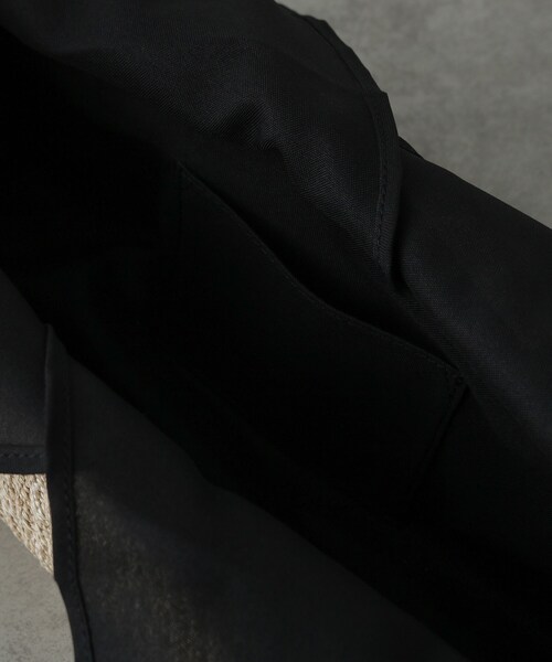 GALLEST（ギャレスト）の「スクエアかごバッグ（ハンドバッグ・レディース・ベージュ/ブラック・00）」の12枚目の写真