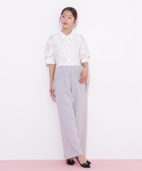 JILL by JILL STUART(ジルバイジルスチュアート)の「サイドリボンスウェットパンツ(その他パンツ・レディース・ホワイト/グレー/ピンク・FREE)」の15枚目の写真