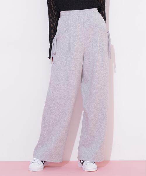 JILL by JILL STUART(ジルバイジルスチュアート)の「サイドリボンスウェットパンツ(その他パンツ・レディース・ホワイト/グレー/ピンク・FREE)」の19枚目の写真