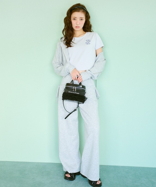 JILL by JILL STUART(ジルバイジルスチュアート)の「サイドリボンスウェットパンツ(その他パンツ・レディース・ホワイト/グレー/ピンク・FREE)」の2枚目の写真