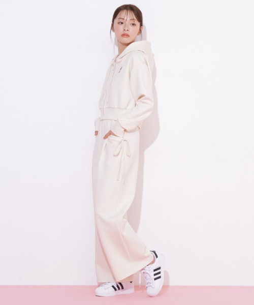 JILL by JILL STUART(ジルバイジルスチュアート)の「サイドリボンスウェットパンツ(その他パンツ・レディース・ホワイト/グレー/ピンク・FREE)」の1枚目の写真