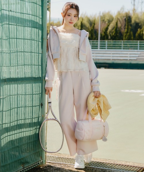 JILL by JILL STUART(ジルバイジルスチュアート)の「サイドリボンスウェットパンツ(その他パンツ・レディース・ホワイト/グレー/ピンク・FREE)」の3枚目の写真