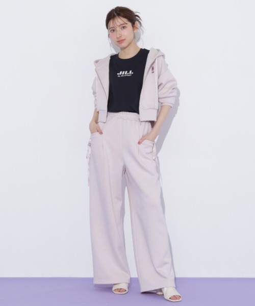 JILL by JILL STUART(ジルバイジルスチュアート)の「サイドリボンスウェットパンツ(その他パンツ・レディース・ホワイト/グレー/ピンク・FREE)」の8枚目の写真