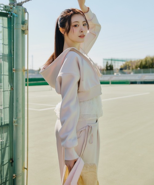 JILL by JILL STUART(ジルバイジルスチュアート)の「サイドリボンスウェットパンツ(その他パンツ・レディース・ホワイト/グレー/ピンク・FREE)」の6枚目の写真