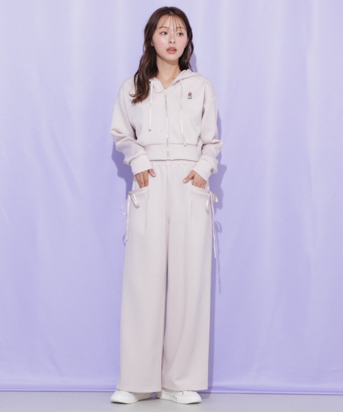 JILL by JILL STUART(ジルバイジルスチュアート)の「サイドリボンスウェットパンツ(その他パンツ・レディース・ホワイト/グレー/ピンク・FREE)」の11枚目の写真