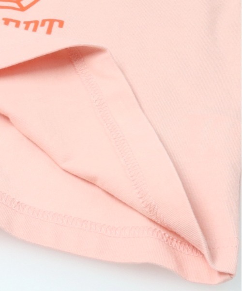 Daddy Oh Daddy（ダディーオーダディー）の「ロゴプリント袖ライン半袖Ｔシャツ（Tシャツ/カットソー・キッズ・ピンク/ブラック・100/110/120/130/140/150/160）」の6枚目の写真