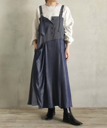 BITTOKO（ビットコ）の「コンビネーションジャケットスカート（ジャンパースカート）」