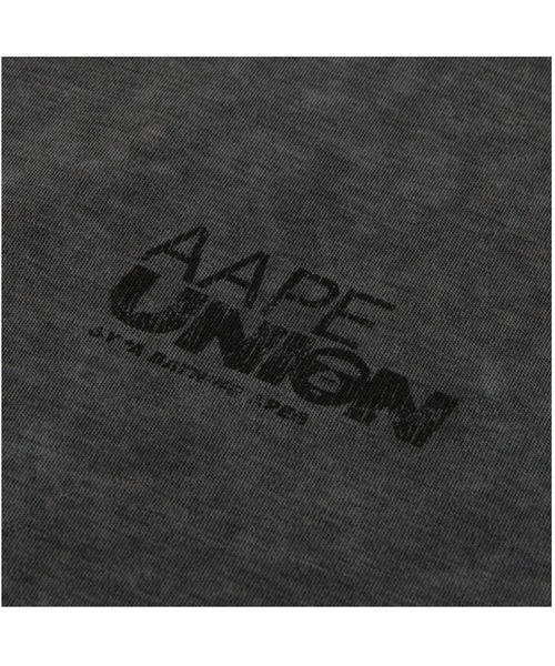 AAPE BY A BATHING APE(エーエイプバイアベイシングエイプ)の「AAPE UNION SPORT "GYM" Quick-Dry Shortsleeve Tee(Tシャツ/カットソー・メンズ・ライトブラック・MEDIUM/SMALL/X-LARGE/LARGE/XX-LARGE)」の3枚目の写真