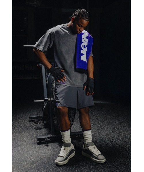AAPE BY A BATHING APE(エーエイプバイアベイシングエイプ)の「AAPE UNION SPORT "GYM" Quick-Dry Shortsleeve Tee(Tシャツ/カットソー・メンズ・ライトブラック・MEDIUM/SMALL/X-LARGE/LARGE/XX-LARGE)」の6枚目の写真
