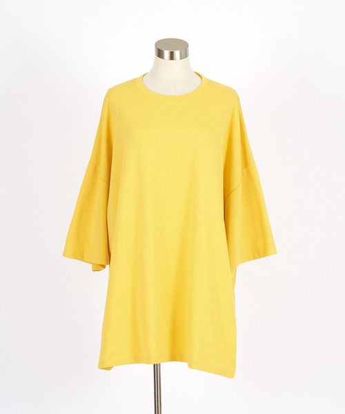 a.p.o.v.(エーピーオービー)の「a.p.o.v. サークルパッチドットアートスカルバックプリントオーバーサイズTシャツ(Tシャツ/カットソー・メンズ・ブラック/ホワイト/イエロー・ONESIZE)」の16枚目の写真
