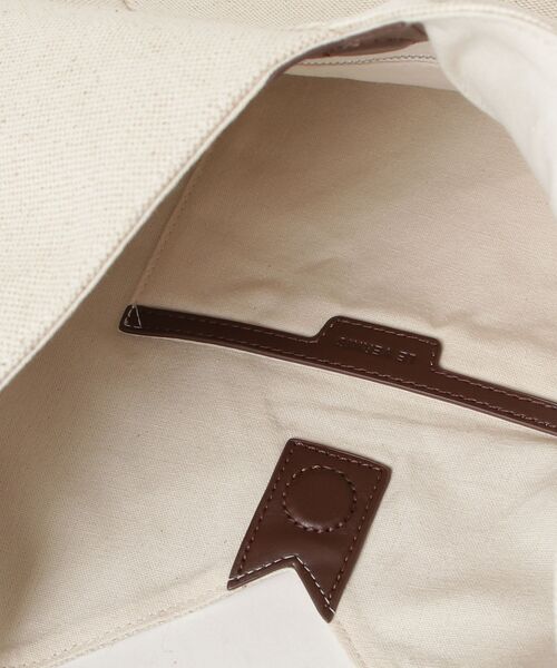 fredy emue（フレディエミュ）の「LE VERNIS　ロープワンハンドルキャンバスバッグ（ショルダーバッグ・レディース・ブラック/ブラウン・FREE）」の5枚目の写真