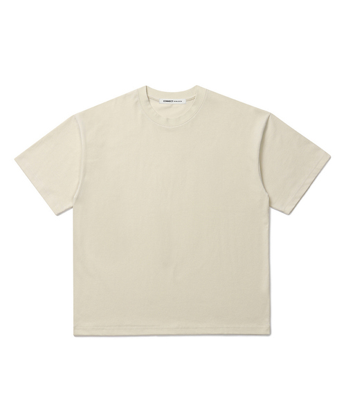 CONNECT KINLOCH(コネクトキンロック)の「スーピマコットンオーバーサイズTシャツ (11カラー)(Tシャツ/カットソー・メンズ・ブラック/ネイビー/チャコール/グレー/ライトグレー/ブラウン/ピンク/ライトブルー/ベージュ/イエロー/ホワイト・MEDIUM/LARGE/X-LARGE)」の7枚目の写真