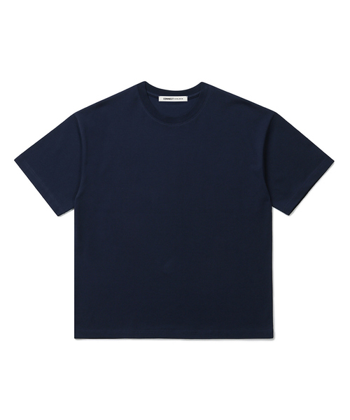 CONNECT KINLOCH(コネクトキンロック)の「スーピマコットンオーバーサイズTシャツ (11カラー)(Tシャツ/カットソー・メンズ・ブラック/ネイビー/チャコール/グレー/ライトグレー/ブラウン/ピンク/ライトブルー/ベージュ/イエロー/ホワイト・MEDIUM/LARGE/X-LARGE)」の9枚目の写真