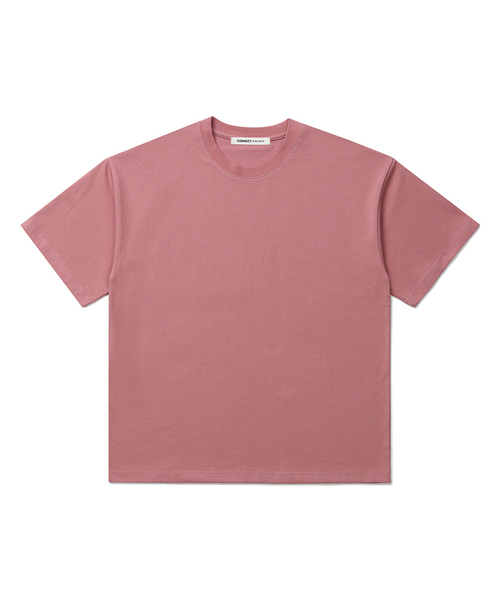 CONNECT KINLOCH(コネクトキンロック)の「スーピマコットンオーバーサイズTシャツ (11カラー)(Tシャツ/カットソー・メンズ・ブラック/ネイビー/チャコール/グレー/ライトグレー/ブラウン/ピンク/ライトブルー/ベージュ/イエロー/ホワイト・MEDIUM/LARGE/X-LARGE)」の11枚目の写真