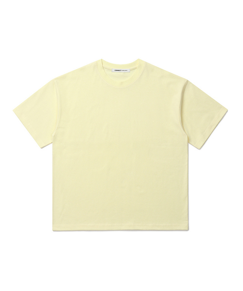 CONNECT KINLOCH(コネクトキンロック)の「スーピマコットンオーバーサイズTシャツ (11カラー)(Tシャツ/カットソー・メンズ・ブラック/ネイビー/チャコール/グレー/ライトグレー/ブラウン/ピンク/ライトブルー/ベージュ/イエロー/ホワイト・MEDIUM/LARGE/X-LARGE)」の10枚目の写真